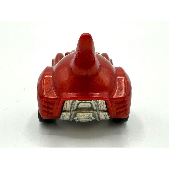 2016 HOT WHEELS PURRFECT SPEED RED 1:64 DIECAST 3 1/4" CAT CAR W/ GOLD FLAMES - Picture 5 of 6